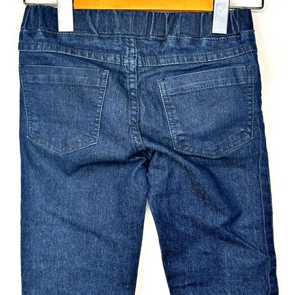 Pumpkin Patch Girls Denim Jeans Pull On Elastic Waist Stretch Blue Size 7 - Picture 5 of 9